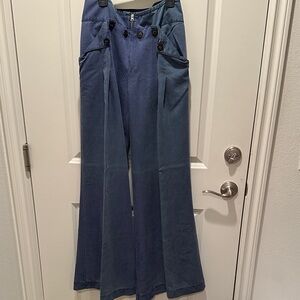 Elevenses Blue Wide Leg Pants